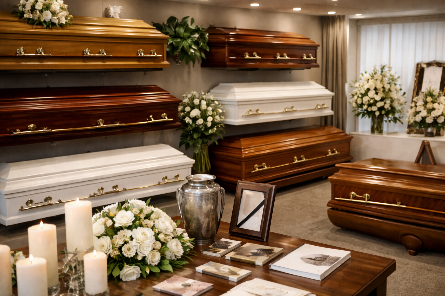 Επιλογή φερέτρων και ειδών τελετής